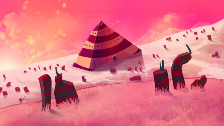 Old art for an area in the game.